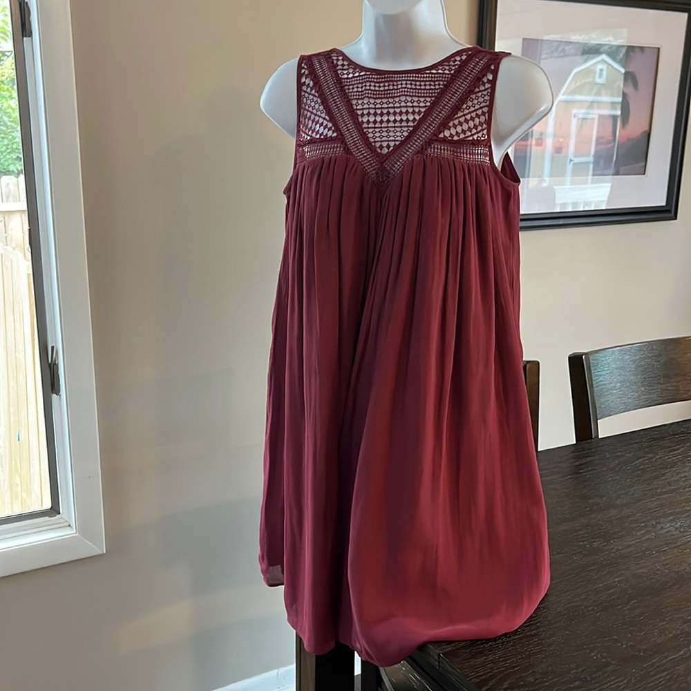 Loft crochet tank dress